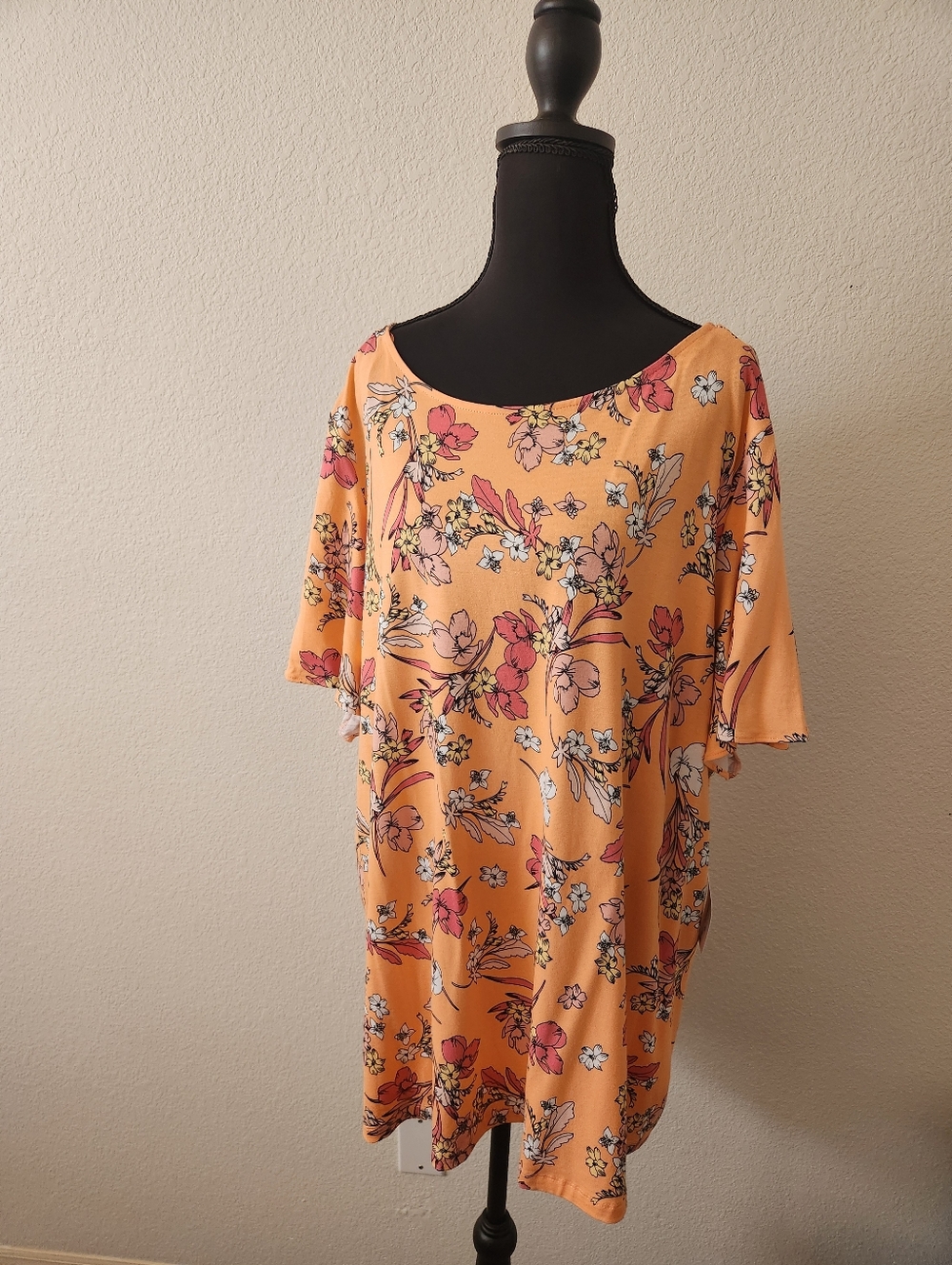 Women’s Floral Flutter Sleeve Top — PAPAYA Floral